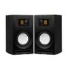 Fluance Ri71 Reference Bookshelf Speakers with 120W Amplifier, AMT Tweeters, 5-inch Drivers, HDMI, Bluetooth, RCA and Subwoofer Output, Black Ash view 1