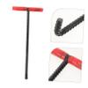 PartyKindom 3-Piece Manhole Hook Lifting Tool, Sturdy Alloy Manhole Cover Lifter for Quick and Safe Lifting view 2