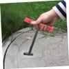 PartyKindom 3-Piece Manhole Hook Lifting Tool, Sturdy Alloy Manhole Cover Lifter for Quick and Safe Lifting view 3