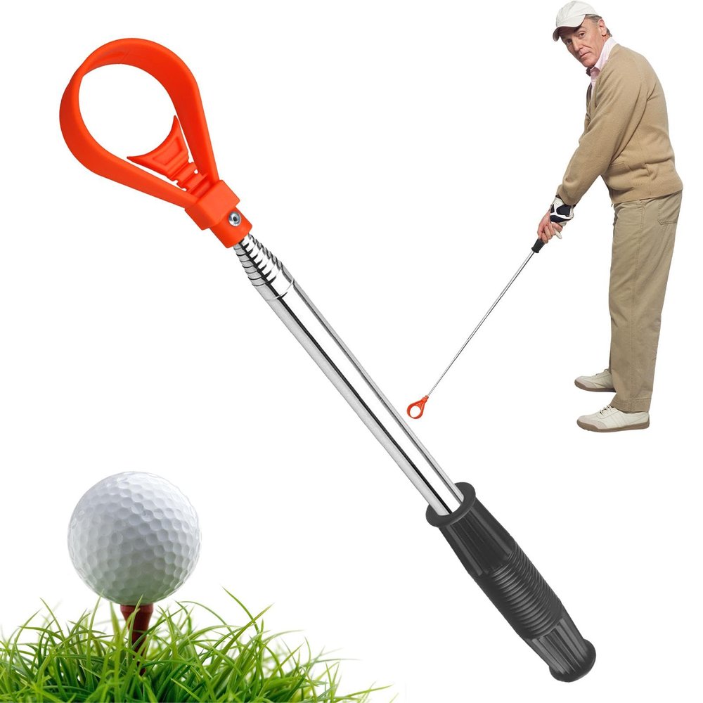 Golf Ball Picker Upper, 8 Sections, Recycled Golf Balls, Golf