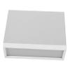 HOMSFOU Iron Electronics Project Enclosure, Gray DIY Junction Box with Front and Back Panels view 1