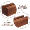Wooden Mirror Holder with Slot, Non-Slip and Smoothly Polished view 2