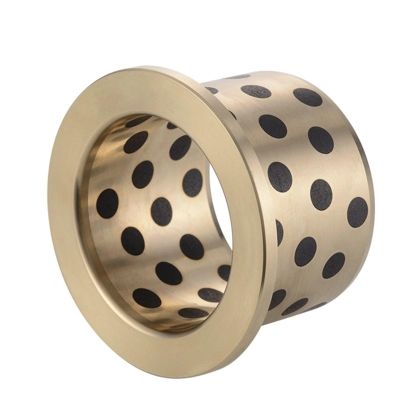 1-Piece 18 mm ID Copper Sleeve Self-Lubricating Flanged Bushing, Wear-Resistant (JFB 18X24X40-32X3)