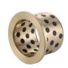 1-Piece 18 mm ID Copper Sleeve Self-Lubricating Flanged Bushing, Wear-Resistant (JFB 18X24X40-32X3) view 1
