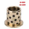 1-Piece 18 mm ID Copper Sleeve Self-Lubricating Flanged Bushing, Wear-Resistant (JFB 18X24X40-32X3) view 2