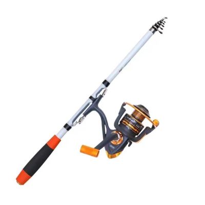 guiling-1986 Portable Mini Telescopic Ultra-Hard Carbon Fiber Feeder Fishing Rod, Spinning Rod, 1.8/2.1/2.4/2.7/3.0 m (3.0 m)