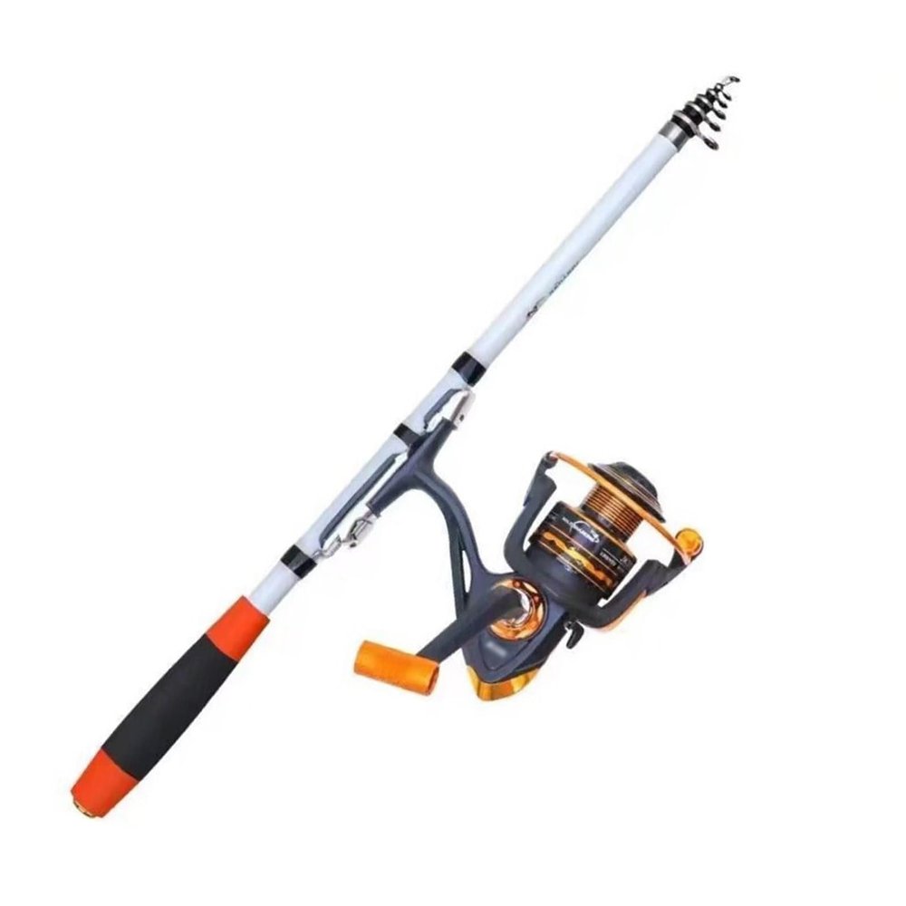 guiling-1986 Portable Mini Telescopic Ultra-Hard Carbon Fiber Feeder Fishing Rod, Spinning Rod, 1.8/2.1/2.4/2.7/3.0 m (3.0 m)