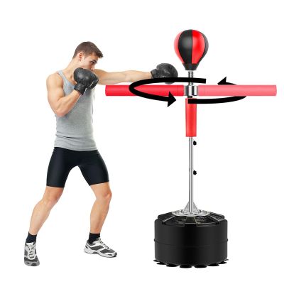 1.9 m Height-Adjustable Standing Boxing Bag Set