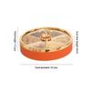 Snack Serving Tray with 6 Removable Bowls and Clear Lid view 2