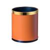 10 L Orange Open-Top Double-Layer Trash Can view 1