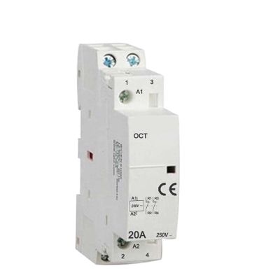 AC Household Contactor, 230 V 50/60 Hz, 2P 20 A, 2 NC, DIN-Rail, 1 Piece