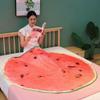 Zghhc Funny Watermelon Blanket for Children and Adults, Flannel Wrap Blanket view 3