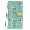Green Glitter Flip Case for Tecno Spark 20 Pro+ with Card Slots view 1