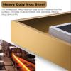 Square Gold Room Divider Posts, 220 cm, 5-Piece Set view 3