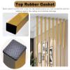 Square Gold Room Divider Posts, 220 cm, 5-Piece Set view 4