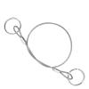 JMORCO 10-Pack 2 mm PVC-Coated Stainless Steel Wire Rope Lanyards, 0.5 m view 1