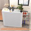 MTSYXYM Radiator Cover, Heat Pump and AC Enclosure, Privacy Screen, High Load Capacity, Single Side Panel, Easy Assembly, for Office, Hallway and Living Room (L45 × H75 × D25 cm) view 2