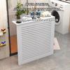 MTSYXYM Radiator Cover, Heat Pump and AC Enclosure, Privacy Screen, High Load Capacity, Single Side Panel, Easy Assembly, for Office, Hallway and Living Room (L45 × H75 × D25 cm) view 4