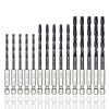 3/15-Piece Black Twist Drill Bits, 3/4/5 mm, HSS Nitrided, for Wood and Metal, 1/4 in (6.35 mm) Hex Shank (3PCS 4MM) view 2