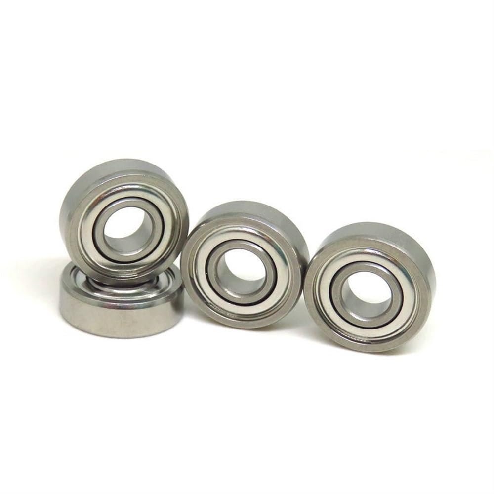 10pcs S695ZZ 5x13x4 mm ABEC-7 Stainless Steel Hybrid Ceramic Bearings, 695 S695 S695C ZZ Z Ceramic Balls RC Bearings SMR695 SMR695C