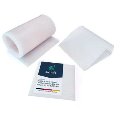 diconfa Silicone Mat/Sheet, Made to Measure, 200 x 100 mm, 2 mm Thick