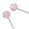 FRCOLOR 4-Piece Face Dimple Trainers, Cheek and Jawline Shapers, Purple Stainless Steel Clips view 4