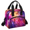 Softball Night Galaxy Insulated Lunch Bag with Shoulder Strap view 1