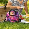 Softball Night Galaxy Insulated Lunch Bag with Shoulder Strap view 2