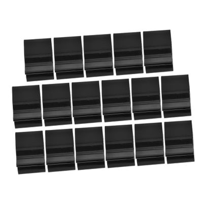 Solar Cable Clips, 50-Piece, Black Plastic, for Photovoltaic Modules