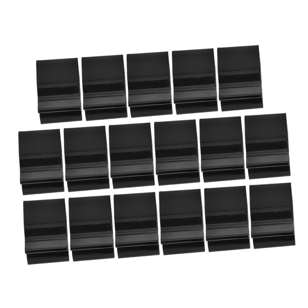 Solar Cable Clips, 50-Piece, Black Plastic, for Photovoltaic Modules