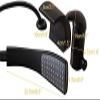 Black 3-Hole Bathtub Faucet with Hand Shower and Waterfall Spout view 2