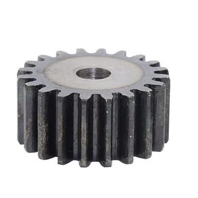 2M 13-Tooth Spur Gear, Bore, Low-Carbon Steel, Without Step