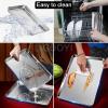 LIGUOYI 2-Piece Stainless Steel Baking Sheet Set, 26.5 × 20.5 × 2.5 cm view 4
