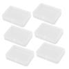 6 Transparent Plastic Storage Boxes for Poker Cards view 1