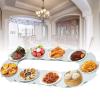 360° Manual Swivel Adjustable Dining Table Turntable for Parties & Catering view 1