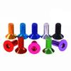 10-Pack Flat Aluminum Hex Socket Countersunk Screws, M4/M5/M6, 8–25 mm, Green, M5 × 10 mm view 2