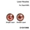 CO2 Laser Nozzle, HSG OSPRI M8 H19, 1.0–3.0 Caliber, 2.5 mm Double Layer view 2