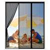 Magnetic Fly Screen Door, Black, 150 x 230 cm view 1