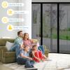 Magnetic Fly Screen Door, Black, 150 x 230 cm view 3