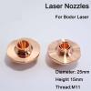 CO2 Laser Beam Nozzle, Small Laser Nozzle, Single/Double Layer, 25 mm Diameter, H15, 1.0/4.0 mm Caliber, for WSX Fiber Laser Machines and CO2 Laser Cutting Equipment (3.5 mm, Double Layer) view 2