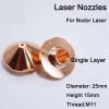 CO2 Laser Beam Nozzle, Small Laser Nozzle, Single/Double Layer, 25 mm Diameter, H15, 1.0/4.0 mm Caliber, for WSX Fiber Laser Machines and CO2 Laser Cutting Equipment (3.5 mm, Double Layer) view 3