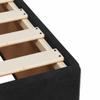 vidaXL Box Spring Bed with Mattress Black 120 x 190 cm Velvet view 4