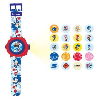 Lexibook Sonic the Hedgehog Projection Watch, DMW050SN