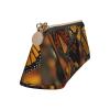 ULKMFFCF Triangular Pencil Case with Monarch Butterfly Design view 2