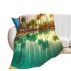 Soft Flannel Throw Blanket, 127 x 152 cm view 1