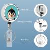Retractable Penguin Badge Reel with Alligator Clip view 4
