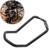 2-Piece Black Steel Bicycle Rear Derailleur Guard view 4