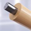 Freestanding Ballet Barre for Home, Children and Adults, Double Wooden Bars, White, 100 x 60 x 105 cm view 3