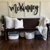 Zhongzhi Personalized Wooden Name Sign for Kids’ Room, 35 cm view 3