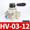 JMRTQMEC HV-02/HV-03/HV-04/HV200-02/HV300-03/HV400-04 3-Position 4-Way Rotary Valve with Pneumatic Manual Control (HV 03 W 12 mm) view 2